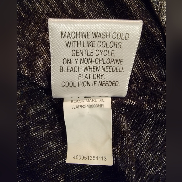 NWT Apt. 9 Essentials Black Marble - Picture 5 of 7